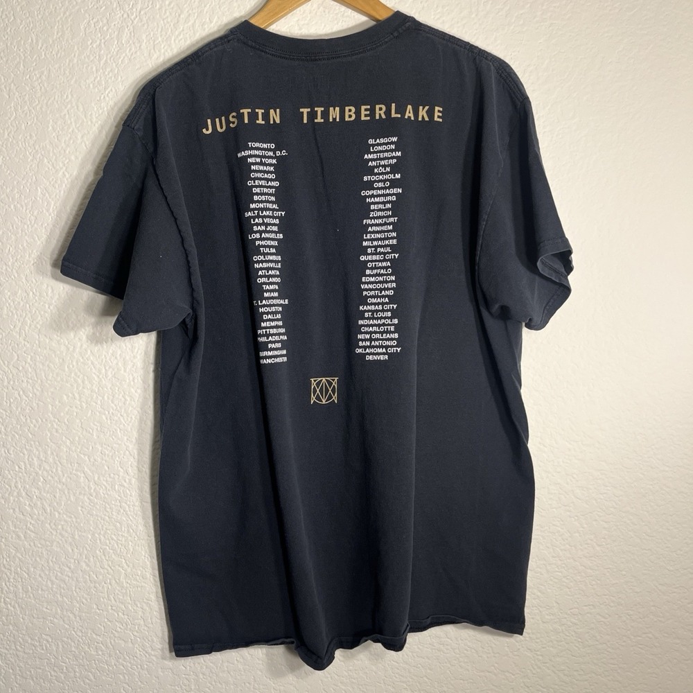 Justin Timberlake Man of the Woods Tour Pop Music Concert T-Shirt 2018 Xl - Picture 7 of 8